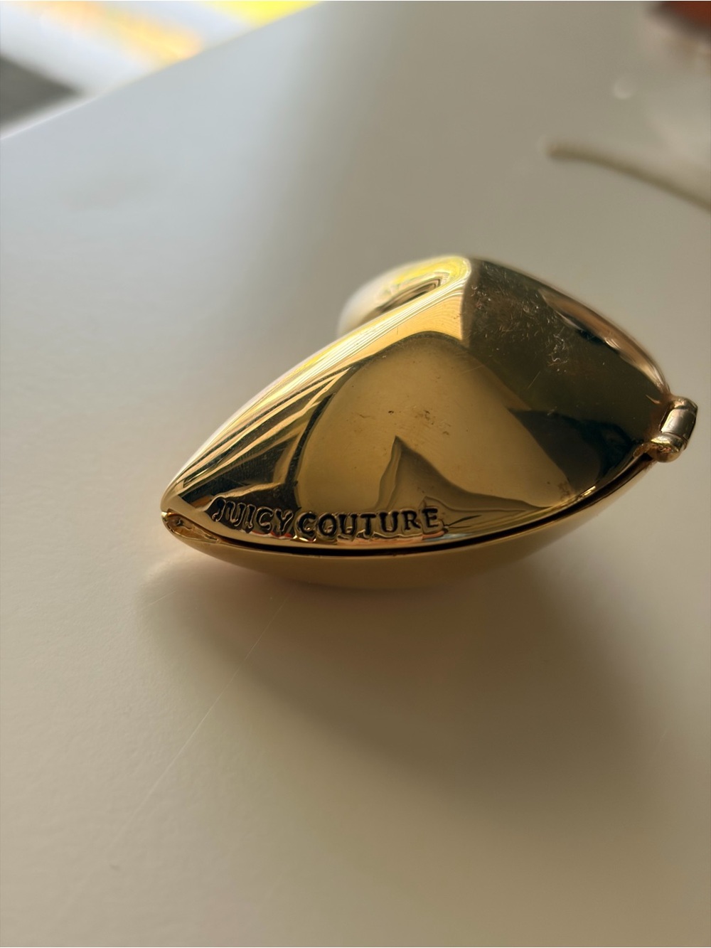 Juicy Couture Metallic Gold Pill Case